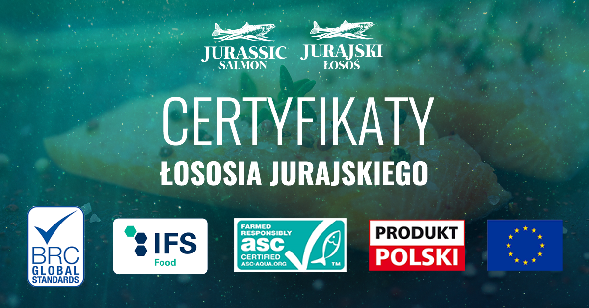 Certyfikaty łosoś jurajski